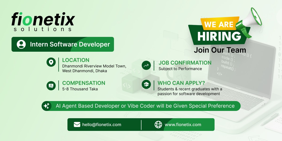 Intern Software Developer (AI Agentic & Vibe Coding)